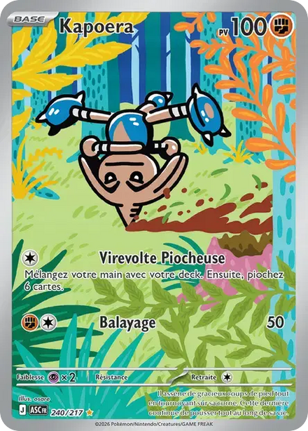 Carte Pokémon Kapoera 240/217 Héros Transcendants