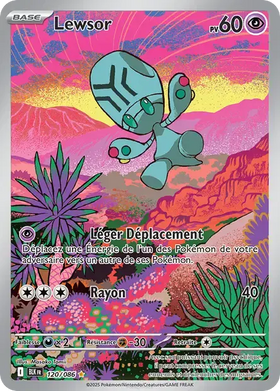 Carte Pokémon Lewsor 120/086 Foudre Noire