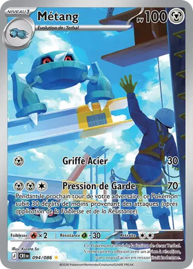 Carte Pokémon Métang 094/086 Chaos Ascendant