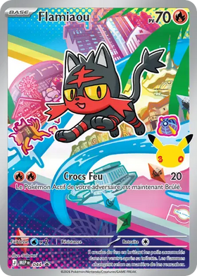 Carte Pokémon Flamiaou 044 MEP Black Star Promos