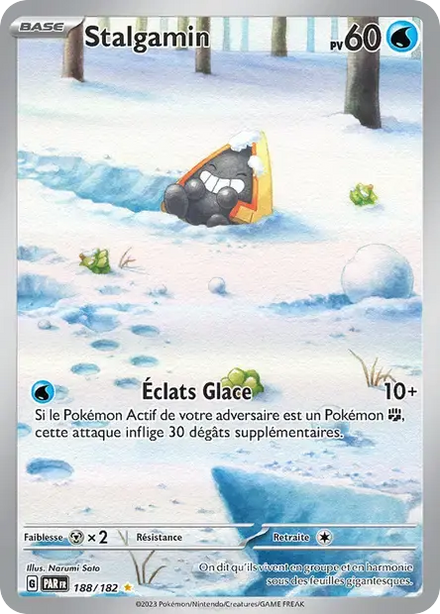 Carte Pokémon Stalgamin 188/182 Faille Paradoxe