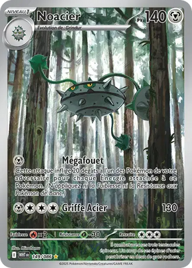 Carte Pokémon Noacier 149/086 Flamme Blanche