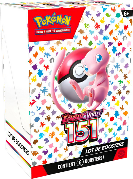 Pokémon - Scarlet & Violet 151 - 6-booster bundle (FR), factory sealed French Pokémon product