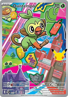 Carte Pokémon Ouistempo (サルノリ) 052 MEP Black Star Promos