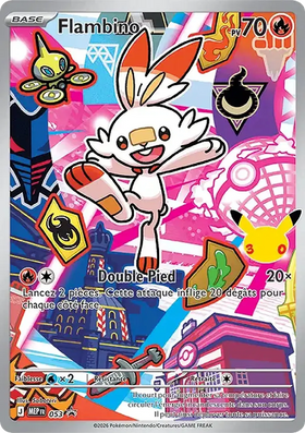 Carte Pokémon Flambino (ヒバニー) 053 MEP Black Star Promos