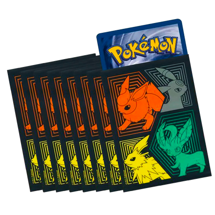 Sleeve Noctali, Pyroli, Voltali & Phyllali, ETB Évolution Céleste, protège-cartes (sleeve) pour cartes Pokémon