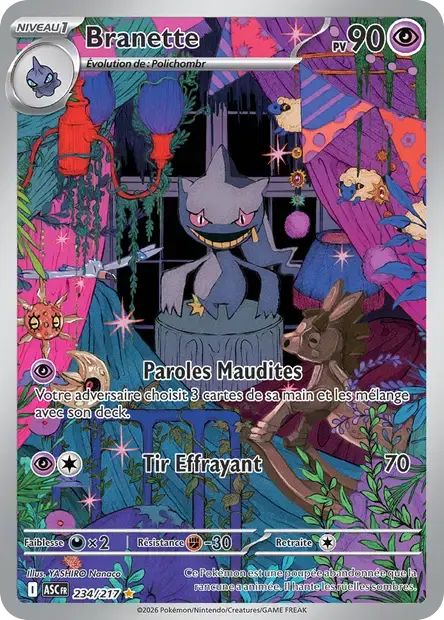 Carte Pokémon Branette 234/217 Héros Transcendants