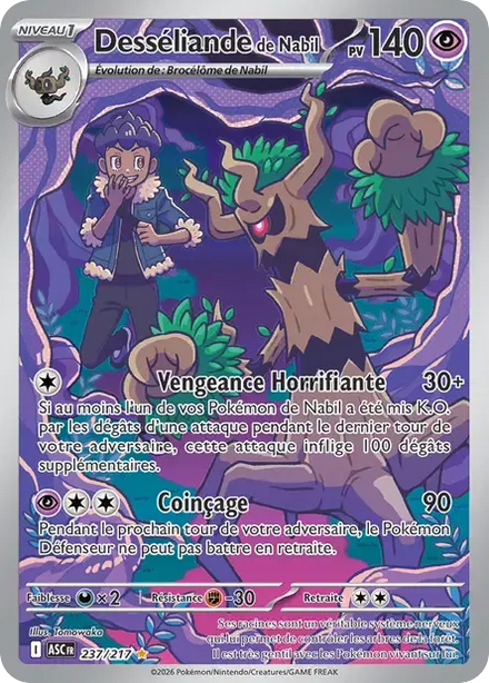 Carte Pokémon Desséliande de Nabil 237/217 Héros Transcendants