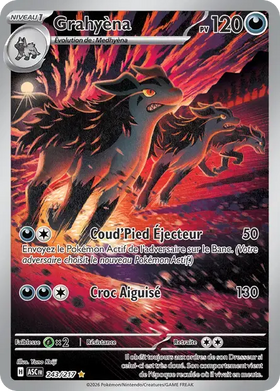 Carte Pokémon Grahyèna 243/217 Héros Transcendants