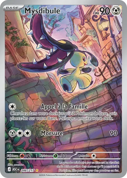 Carte Pokémon Mysdibule 246/217 Héros Transcendants