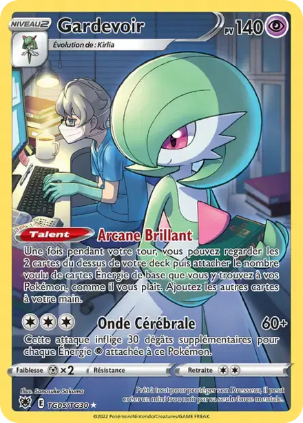 Carte Pokémon Gardevoir TG05/TG30 Astres Radieux