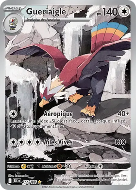 Carte Pokémon Gueriaigle 155/086 Foudre Noire