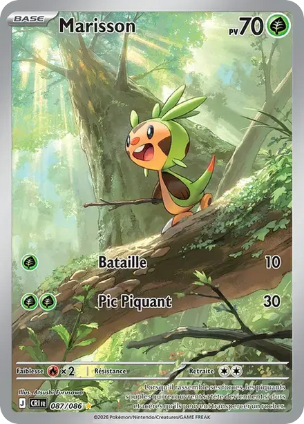 Carte Pokémon Marisson 087/086 Chaos Ascendant