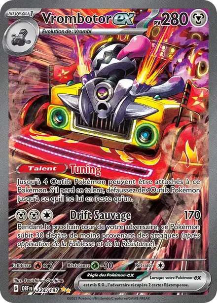 Revavroom ex · Obsidian Flames · OBF 224/197 · NM
