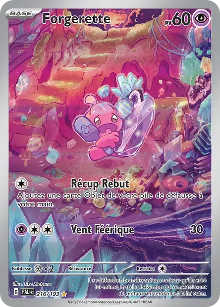 Carte Pokémon Forgerette 216/193 Évolutions à Paldea