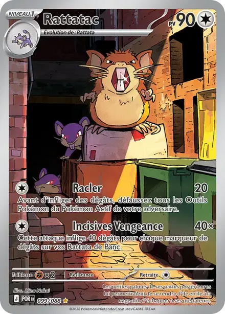 Raticate · Perfect Order · POR 099/088 · NM