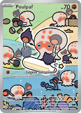 Carte Pokémon Poulpaf 207/191 Étincelles Déferlantes