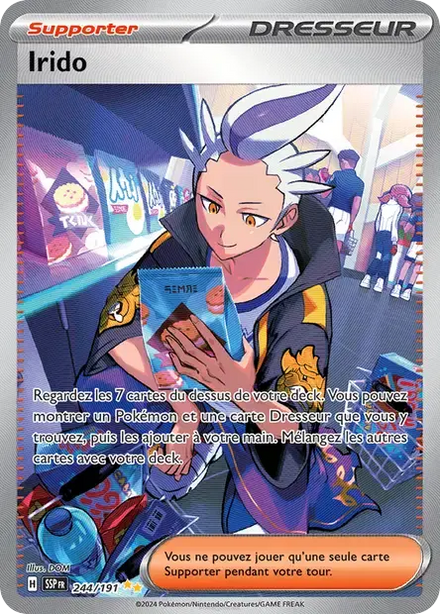 Carte Pokémon Irido 244/191 Étincelles Déferlantes