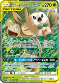 Carte Pokémon Brindibou & Noadkoko d'Alola GX (モクロー&アローラナッシーGX) 001/054 Sky Legend