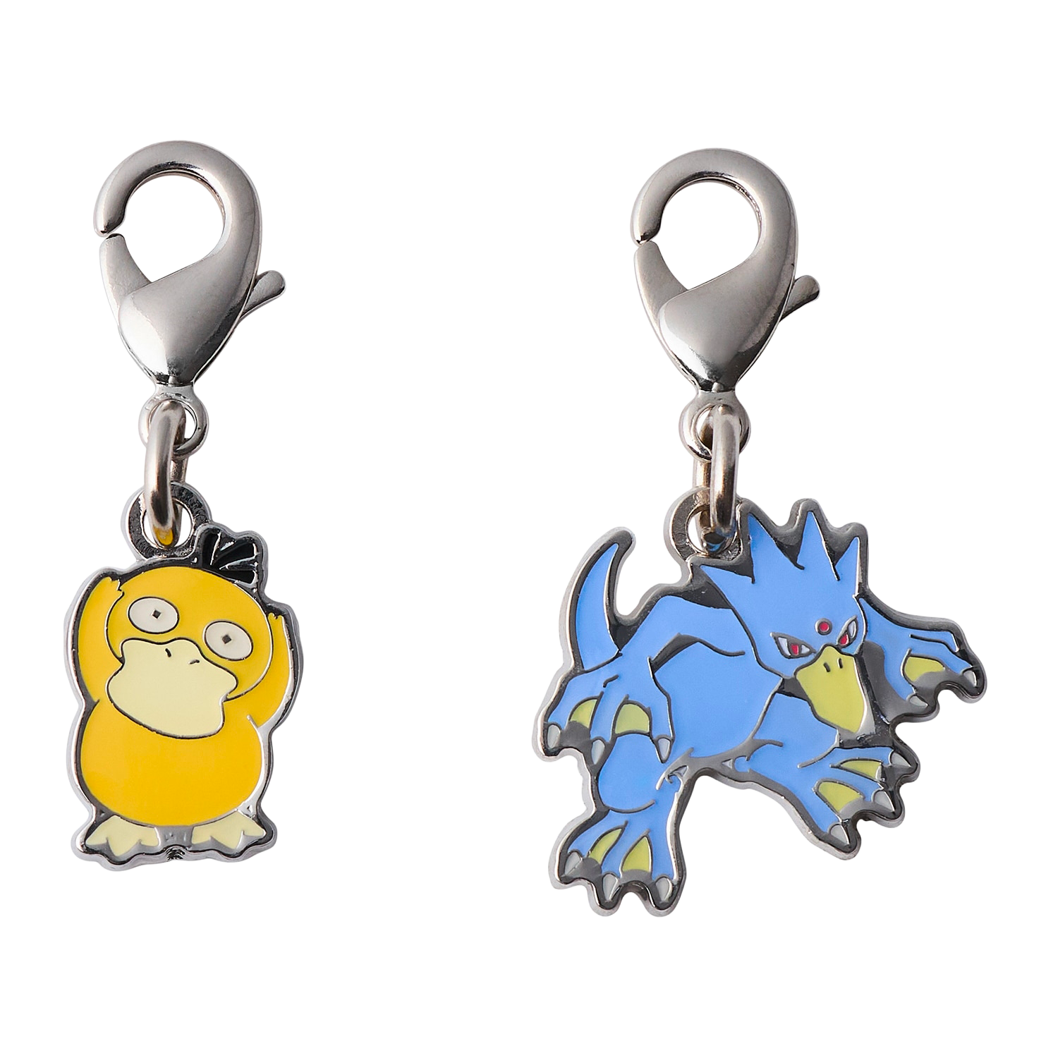 Charm métallique Psykokwak & Akwakwak n°054·055 , Pokédex National, charm métallique de collection Pokémon