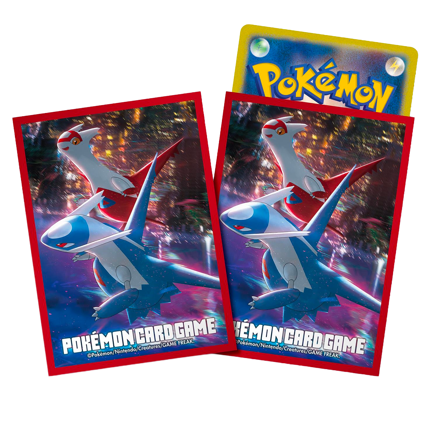 Sleeve Latias & Latios — Vue nocturne