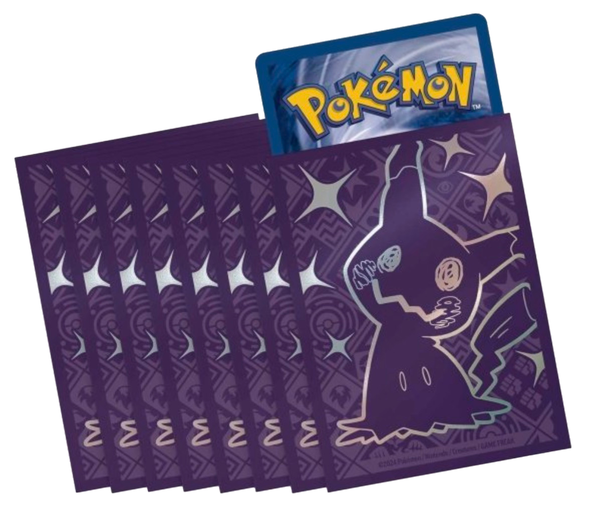 Sleeve Mimiqui, ETB Destinées de Paldea, protège-cartes (sleeve) pour cartes Pokémon