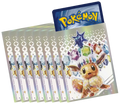 Sleeve Evoli Terracristal, ETB Évolutions Prismatiques, protège-cartes (sleeve) pour cartes Pokémon