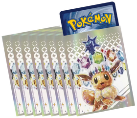 Sleeve Evoli Terracristal, ETB Évolutions Prismatiques, protège-cartes (sleeve) pour cartes Pokémon