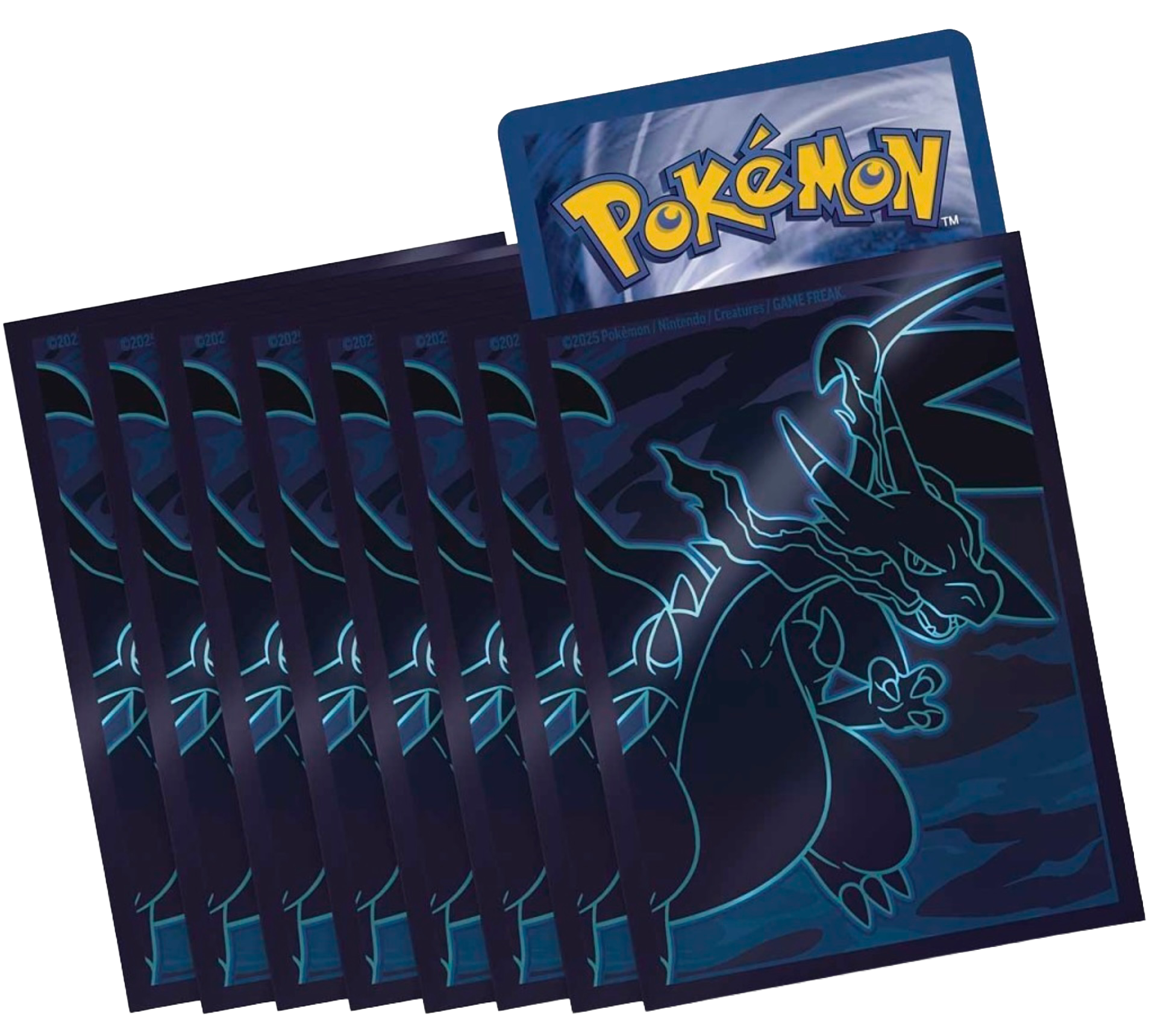 Sleeve Dracaufeu X, ETB Flammes Fantasmagoriques, protège-cartes (sleeve) pour cartes Pokémon