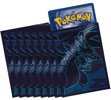 Sleeve Dracaufeu X, ETB Flammes Fantasmagoriques, protège-cartes (sleeve) pour cartes Pokémon