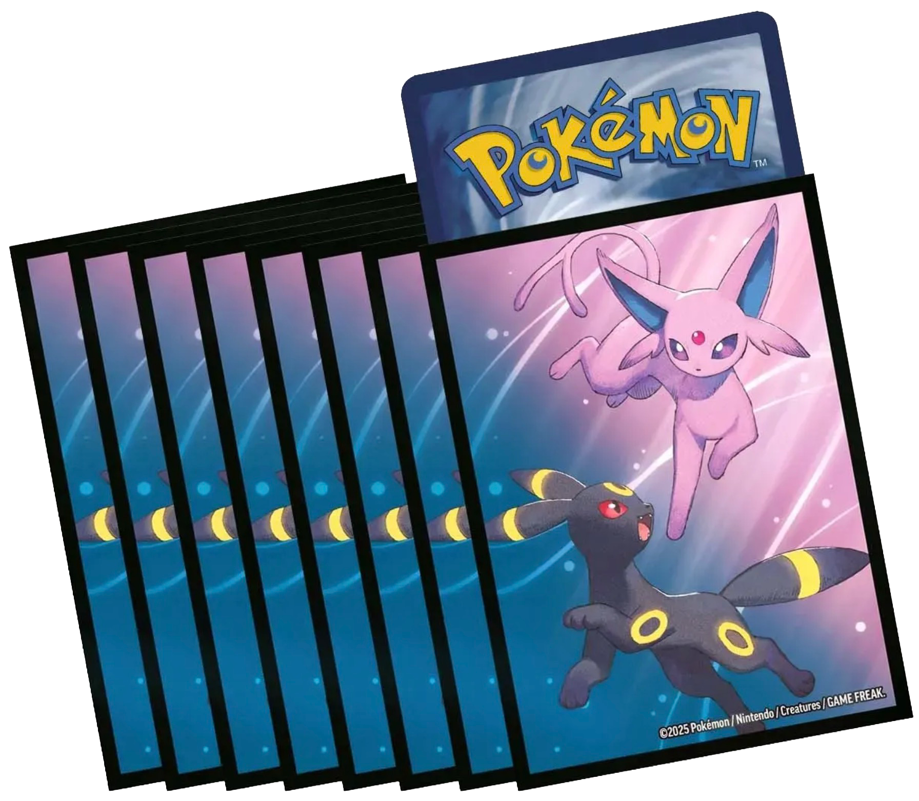 Sleeve Mentali & Noctali, Coffret Figurine Évolutions Prismatiques, protège-cartes (sleeve) pour cartes Pokémon