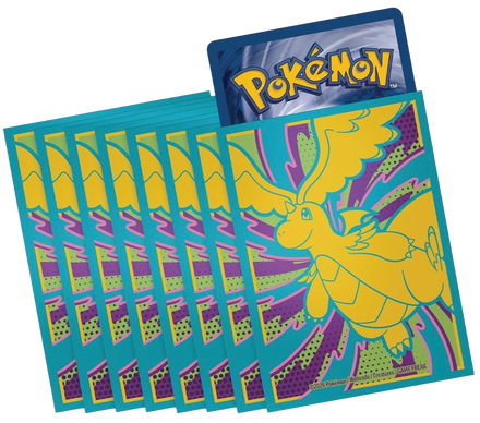 Sleeve Mega-Dracolosse, ETB Hero Transcendants, protège-cartes (sleeve) pour cartes Pokémon