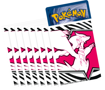 Sleeve Reshiram, ETB Flamme Blanche, protège-cartes (sleeve) pour cartes Pokémon