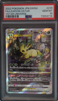 Phyllali VSTAR SAR, carte Pokémon japonaise gradée PSA 10 scellée en slab