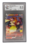 Dracaufeu V de Peter Promo, carte Pokemon française gradée 8,5 scellée en slab