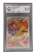 Sulfura ex de la Team Rocket SAR, carte Pokemon française gradée 9,5 scellée en slab