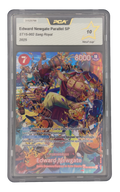 Edward Newgate SP Parallel, carte One Piece française gradée PCA 10 scellée en slab