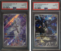 Lot de deux slabs PSA 10, Reshiram de N et Zekrom de N, cartes Pokémon japonaises Art Rare gradées et scellées