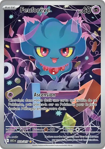 Carte Pokémon Feuforêve 233/217 Héros Transcendants