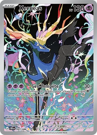 Xerneas · Chaos Rising · CRI 091/086 · NM