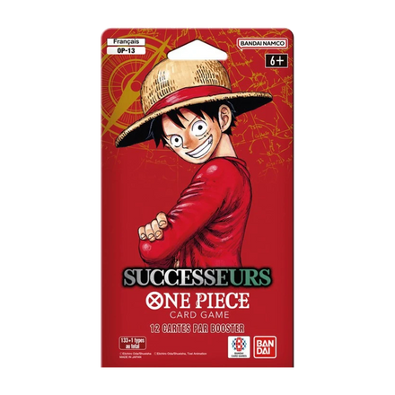 One Piece Card Game , Successeurs (OP-13) , Blister (FR), produit One Piece français scellé d'origine
