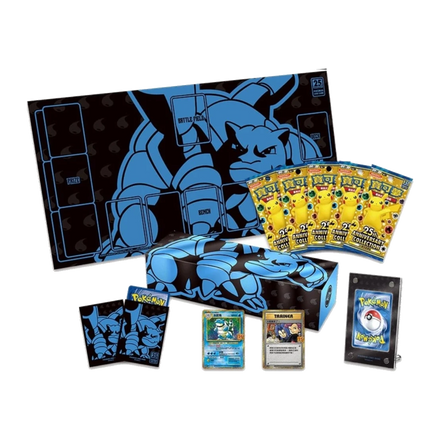 Pokémon 25 Ans , Premium Collection Box Tortank (Chinois Traditionnel, scellée), produit Pokémon chinois scellé d'origine