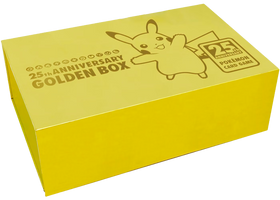 Pokémon 25 Ans , Golden Box (Édition Chinois Traditionnel, scellée), produit Pokémon chinois scellé d'origine