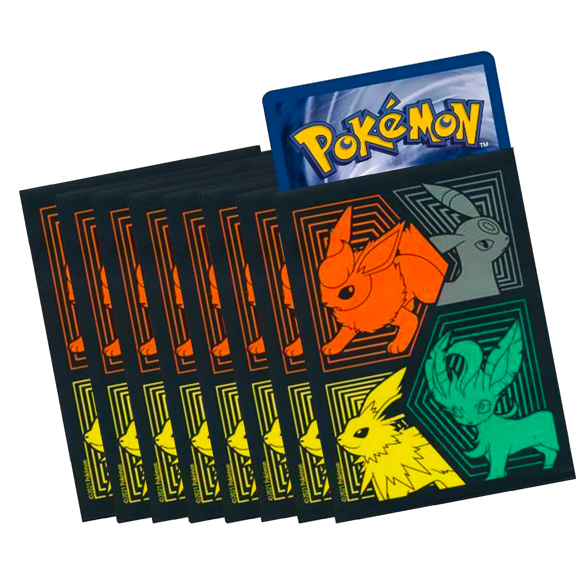 Sleeve Noctali, Pyroli, Voltali & Phyllali, ETB Évolution Céleste, protège-cartes (sleeve) pour cartes Pokémon