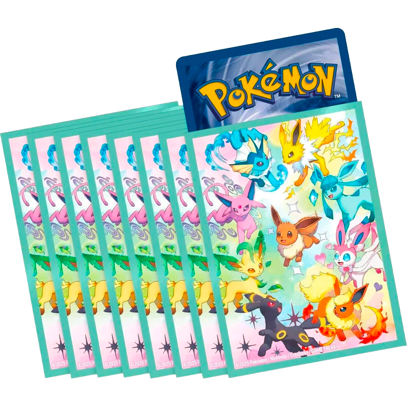 Sleeve Évoli & ses évolutions, SPC Évolutions Prismatiques, protège-cartes (sleeve) pour cartes Pokémon