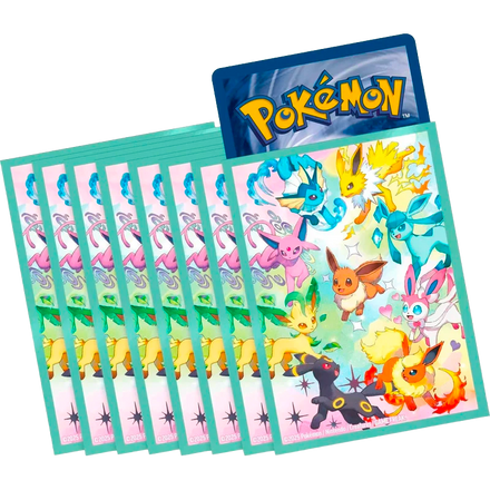 Sleeve Évoli & ses évolutions, SPC Évolutions Prismatiques, protège-cartes (sleeve) pour cartes Pokémon