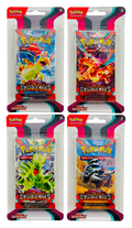 Artset Flammes Obsidiennes EV03, 4 boosters scellés (4 visuels), produit Pokémon français scellé d'origine