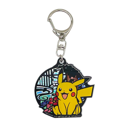Porte-clés acrylique Pikachu , Style papier découpé (Kirie), porte-clés de collection Pokémon