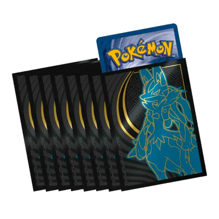 Sleeve Mega-Lucario, ETB Méga-Évolution, protège-cartes (sleeve) pour cartes Pokémon