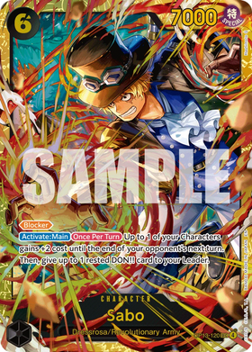 Carte One Piece Sabo OP13-120, SEC, set Successeurs